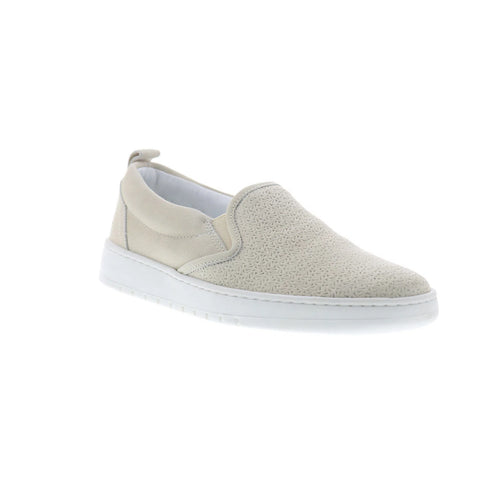 Miz Mooz Emersen Womens Gray Leather Slip On Lifestyle Sneakers Shoes