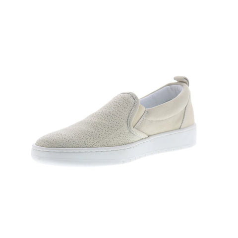 Miz Mooz Emersen Womens Gray Leather Slip On Lifestyle Sneakers Shoes