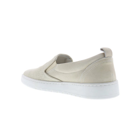 Miz Mooz Emersen Womens Gray Leather Slip On Lifestyle Sneakers Shoes