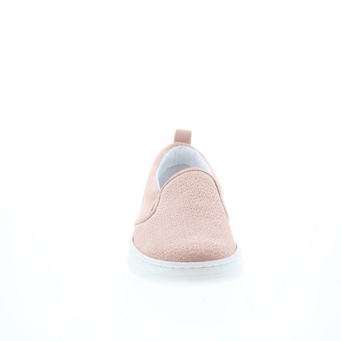 Miz Mooz Emersen Womens Pink Leather Slip On Lifestyle Sneakers Shoes