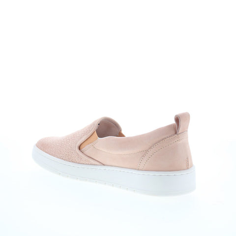 Miz Mooz Emersen Womens Pink Leather Slip On Lifestyle Sneakers Shoes