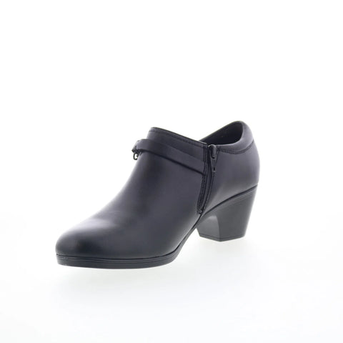 Clarks Emily 2 Erin 26174073 Womens Black Wide Ankle & Booties Boots