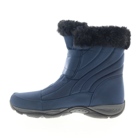 Easy Spirit Eminee 2 SEEMINEE2 Womens Blue Wide Canvas Casual Dress Boots