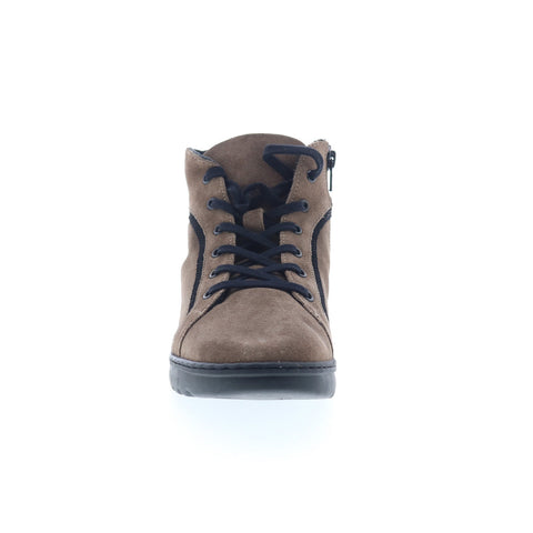 Softinos Emma EMMA707SOF-005 Womens Brown Suede Lifestyle Sneakers Shoes