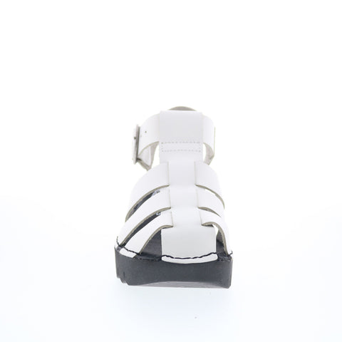 Fly London Emme EMME511FLY-009 Womens White Wedges Sandals Shoes