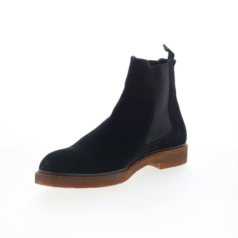 Greats Emmet Chelsea GEMMET0-CUQ Mens Black Suede Slip On Chelsea Boots