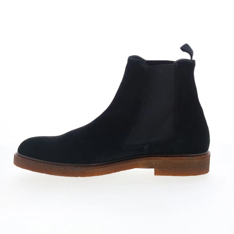 Greats Emmet Chelsea GEMMET0-CUQ Mens Black Suede Slip On Chelsea Boots