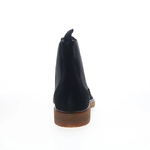 Greats Emmet Chelsea GEMMET0-CUQ Mens Black Suede Slip On Chelsea Boots