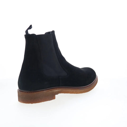 Greats Emmet Chelsea GEMMET0-CUQ Mens Black Suede Slip On Chelsea Boots