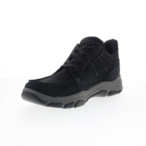 Rockport Ronan RMRONAN Mens Black Extra Wide Suede Lifestyle Sneakers Shoes