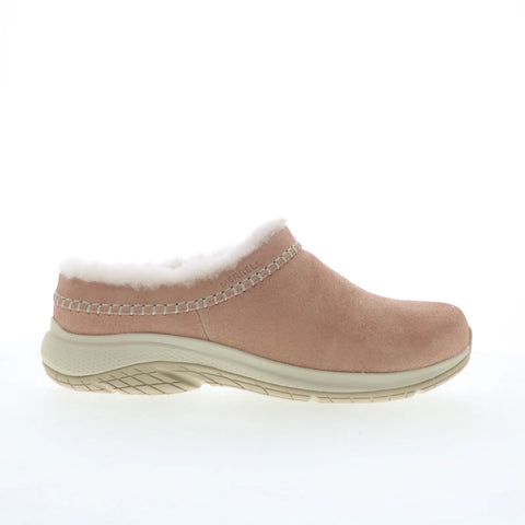 Merrell Encore Ice 5 Shine J006348 Womens Pink Leather Clog Flats Shoes