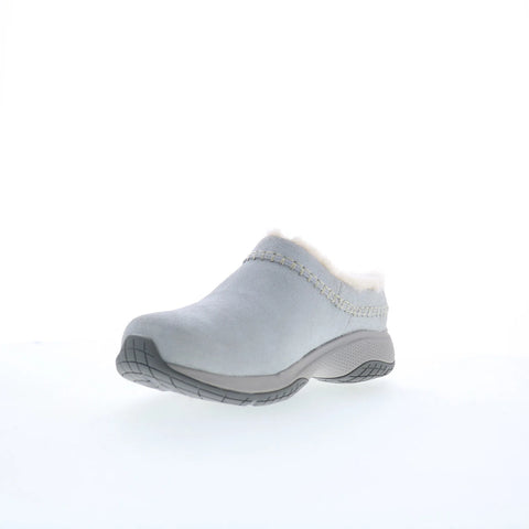 Merrell Encore Ice 5 Shine J006350 Womens Silver Leather Clog Flats Shoes