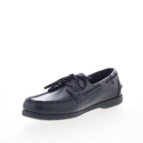 Sebago Endeavor 7000GC0-924 Mens Black Wide Loafers & Slip Ons Boat Shoes