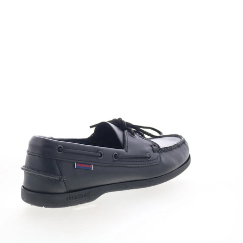 Sebago Endeavor 7000GC0-924 Mens Black Wide Loafers & Slip Ons Boat Shoes