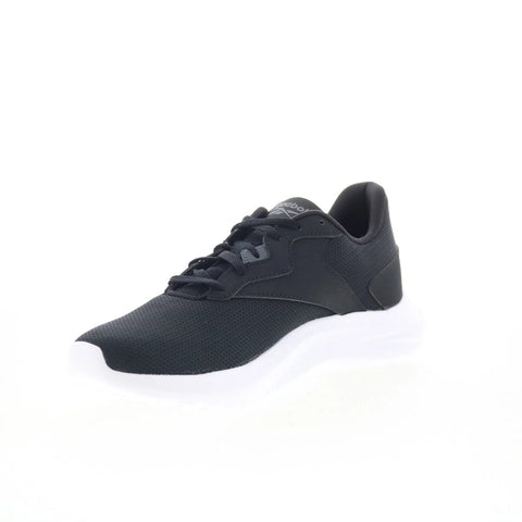 Reebok Energen LUX Mens Black Canvas Lace Up Athletic Running Shoes