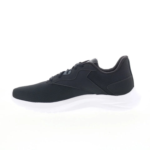 Reebok Energen LUX Mens Black Canvas Lace Up Athletic Running Shoes