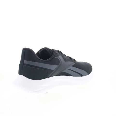 Reebok Energen LUX Mens Black Canvas Lace Up Athletic Running Shoes
