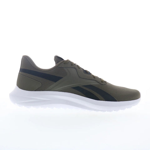 Reebok Energen LUX Mens Green Mesh Lace Up Athletic Running Shoes