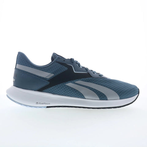 Reebok Energen Plus 2 Mens Blue Mesh Lace Up Athletic Running Shoes