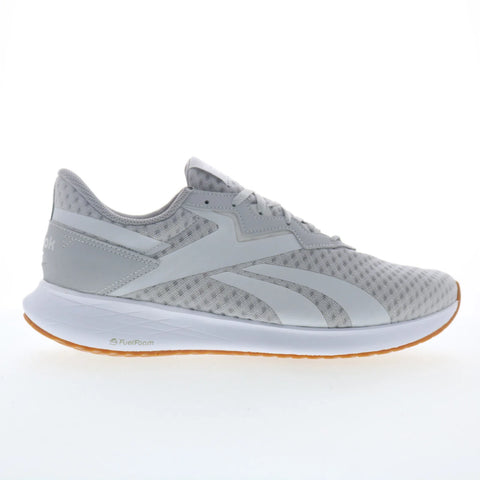 Reebok Energen Plus 2 Mens Gray Mesh Lace Up Athletic Running Shoes
