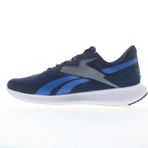 Reebok Energen Plus 2 Mens Blue Mesh Lace Up Athletic Running Shoes