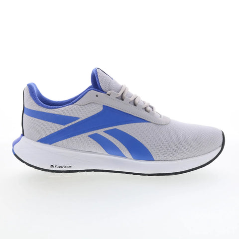 Reebok Energen Plus Mens Gray Mesh Lace Up Athletic Running Shoes