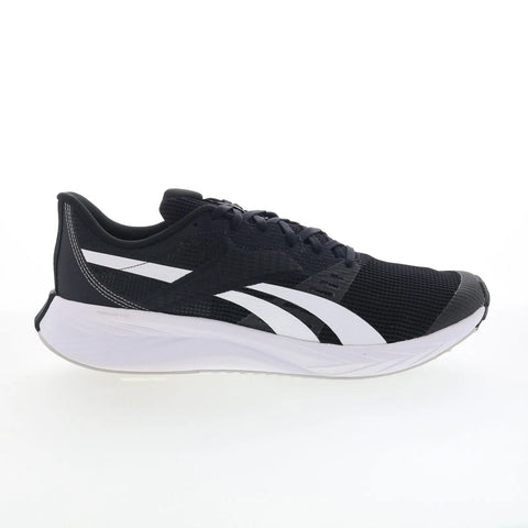 Reebok Energen Tech Plus Mens Black Canvas Lace Up Athletic Running Shoes