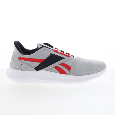Reebok Energylux 3 Mens Gray Mesh Lace Up Lifestyle Sneakers Shoes