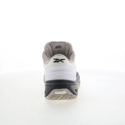 Reebok Engine A Mens White Synthetic Lace Up Athletic Basketball Shoes