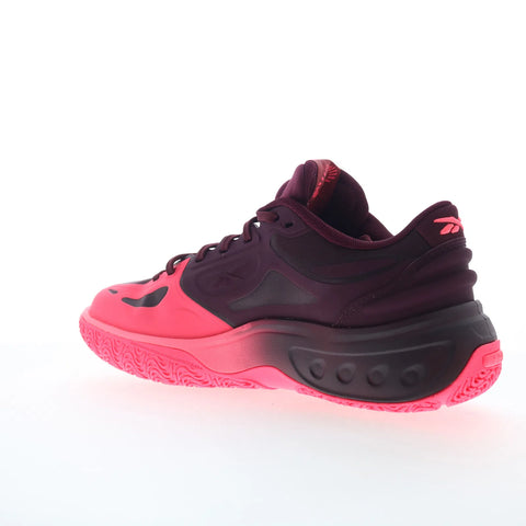 Reebok Engine A Mens Purple Synthetic Lace Up Athletic Basketball Shoes