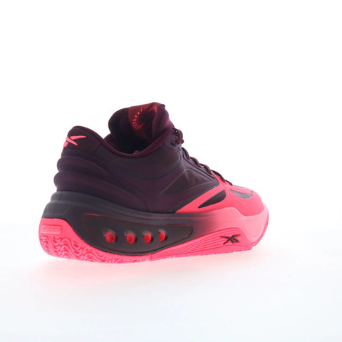 Reebok Engine A Mens Purple Synthetic Lace Up Athletic Basketball Shoes