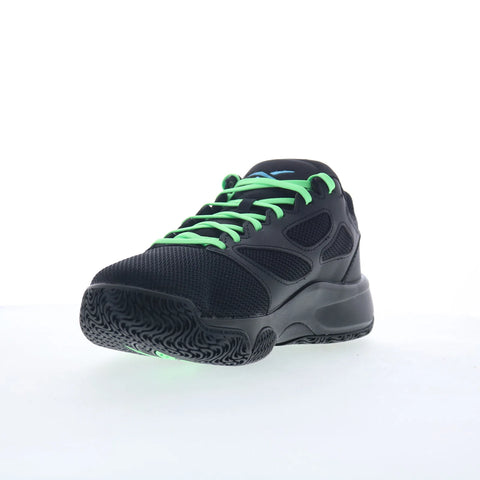 Reebok Engine LT Mens Black Mesh Lace Up Athletic Basketball Shoes