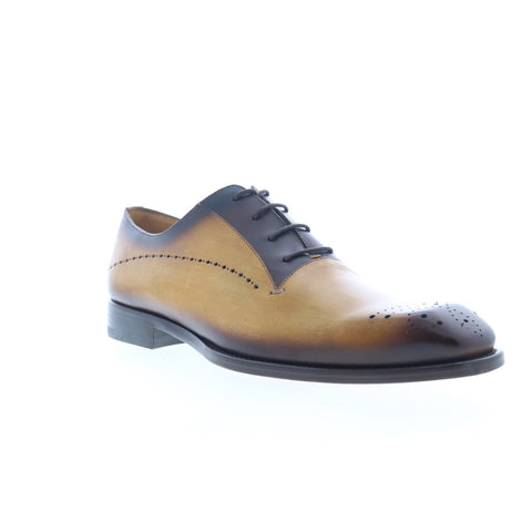 Mezlan Entourage Medallion Toe Mens Brown Oxfords & Lace Ups Casual Shoes