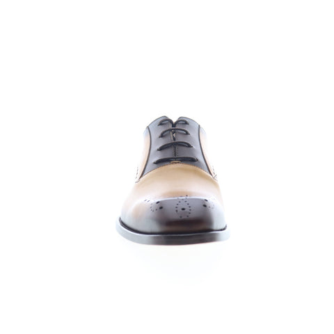 Mezlan Entourage Medallion Toe Mens Brown Oxfords & Lace Ups Casual Shoes