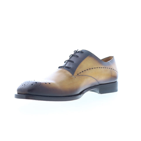 Mezlan Entourage Medallion Toe Mens Brown Oxfords & Lace Ups Casual Shoes
