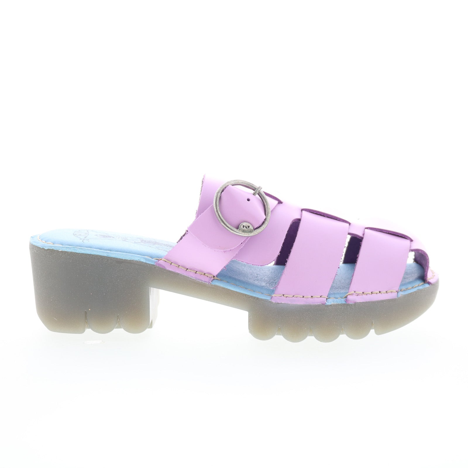 (取寄) フライロンドン レディース ENVY521FLY FLY LONDON women ENVY521FLY Pink Brooklyn Fly London Envy ENVY521FLY-003 Womens Pink Leather Heeled Sandals