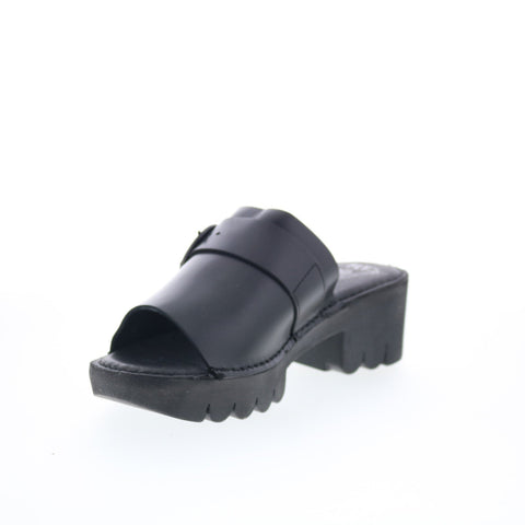 Fly London Eple EPLE519FLY-000 Womens Black Heeled Sandals Shoes