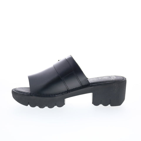 Fly London Eple EPLE519FLY-000 Womens Black Heeled Sandals Shoes