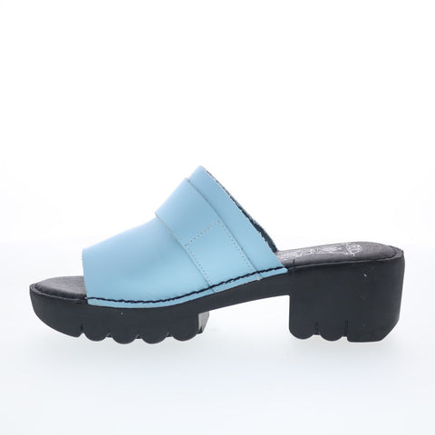 Fly London Eple EPLE519FLY-004 Womens Blue Heeled Sandals Shoes