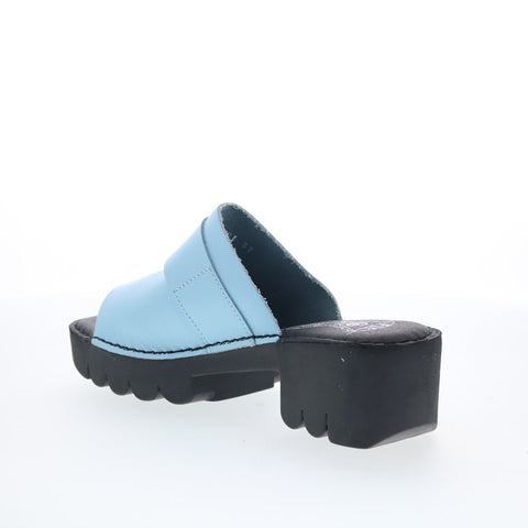 Fly London Eple EPLE519FLY-004 Womens Blue Heeled Sandals Shoes
