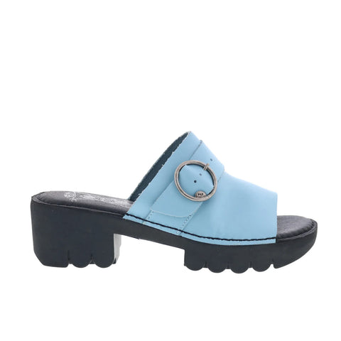 Fly London Eple EPLE519FLY-004 Womens Blue Heeled Sandals Shoes