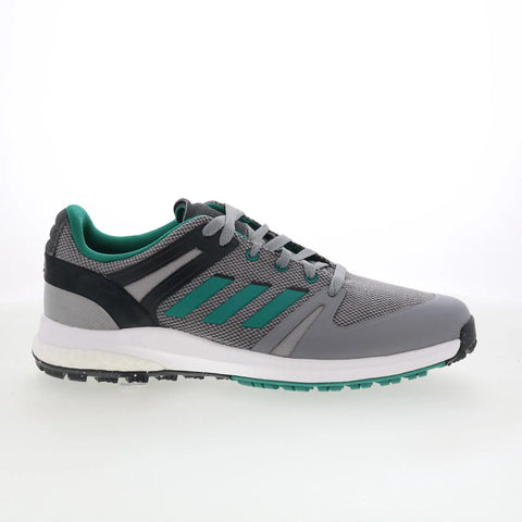 Adidas EQT Spikeless FW6297 Mens Gray Synthetic Lace Up Athletic Golf Shoes