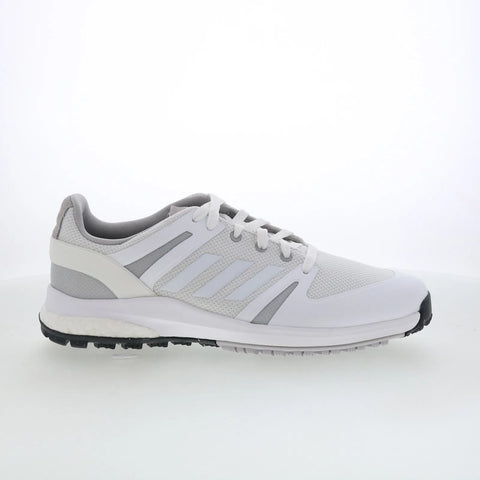 Adidas EQT Spikeless FX6631 Mens White Wide Synthetic Athletic Golf Shoes