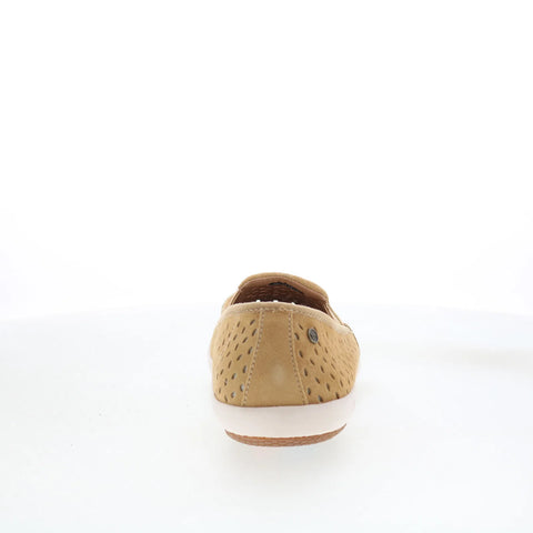 Spenco Equinox Slip-On SP1092TAN Womens Brown Suede Loafer Slippers Shoes
