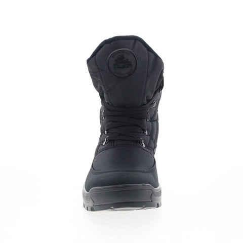 Pajar Eric 78232 Mens Black Canvas Lace Up Casual Dress Boots