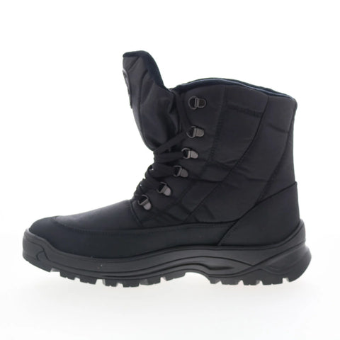 Pajar Eric 78232 Mens Black Canvas Lace Up Casual Dress Boots