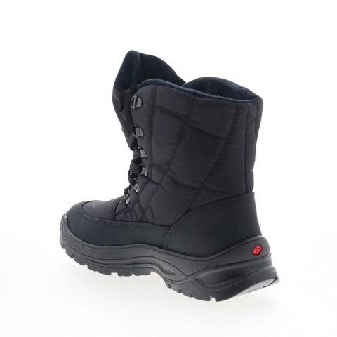 Pajar Eric 78232 Mens Black Canvas Lace Up Casual Dress Boots