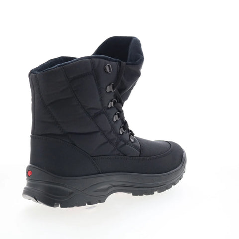 Pajar Eric 78232 Mens Black Canvas Lace Up Casual Dress Boots