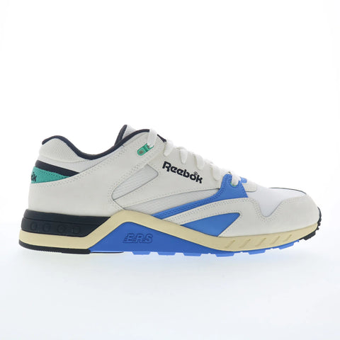 Reebok ERS 4000 Mens White Leather Lace Up Athletic Running Shoes