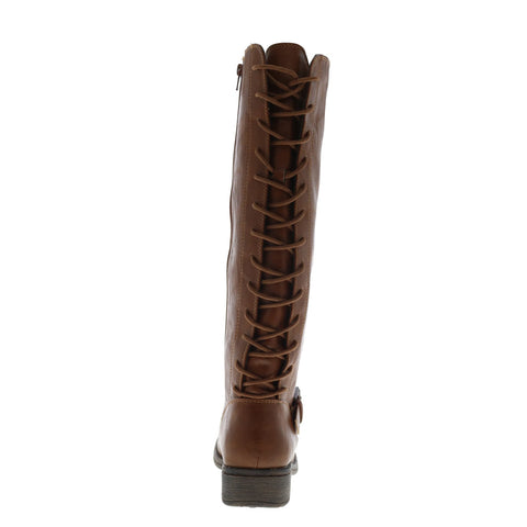 Eurosoft Selden ES0007305 Womens Brown Suede Zipper Knee High Boots